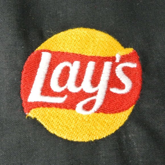 LAY'S Potato Chips Frito-Lay Pepsico Black Sweatshirt Employee Uniform NWT L - Picture 4 of 8